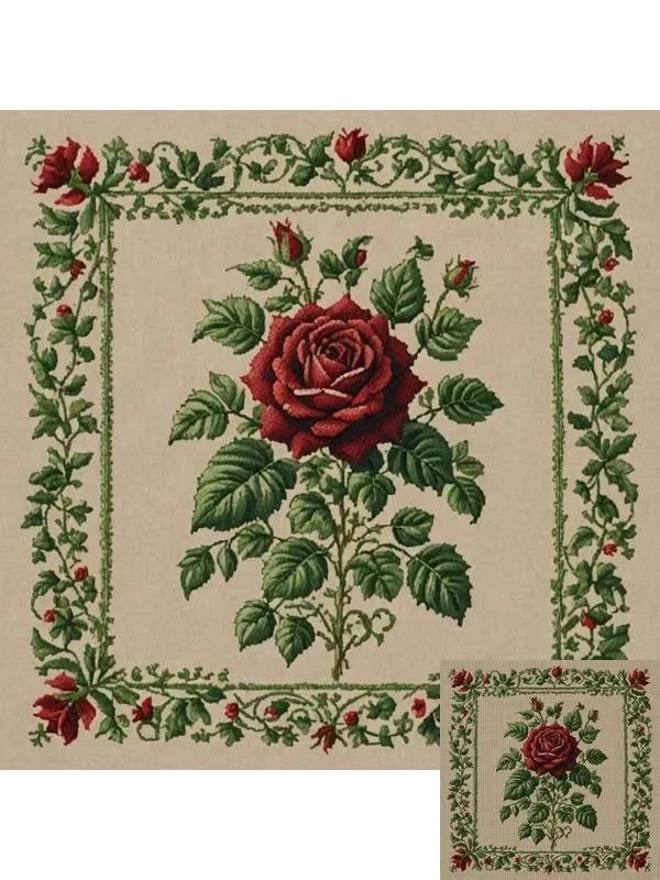 Embroidery Kit Picture of Full Cross, Cross Star