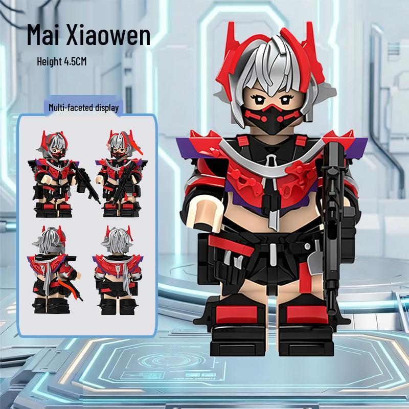 Фигурка-конструктор Mai Xiaowen Delta Operative, совместимая с минифигурками LEGO, игрушка