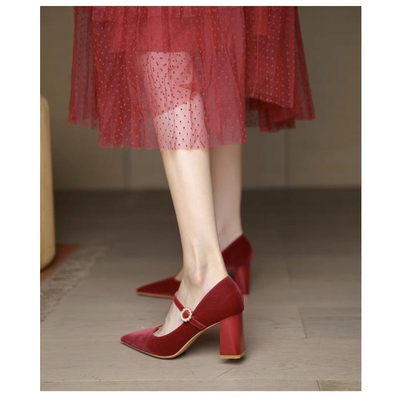 French New Women's High Heels Shoes