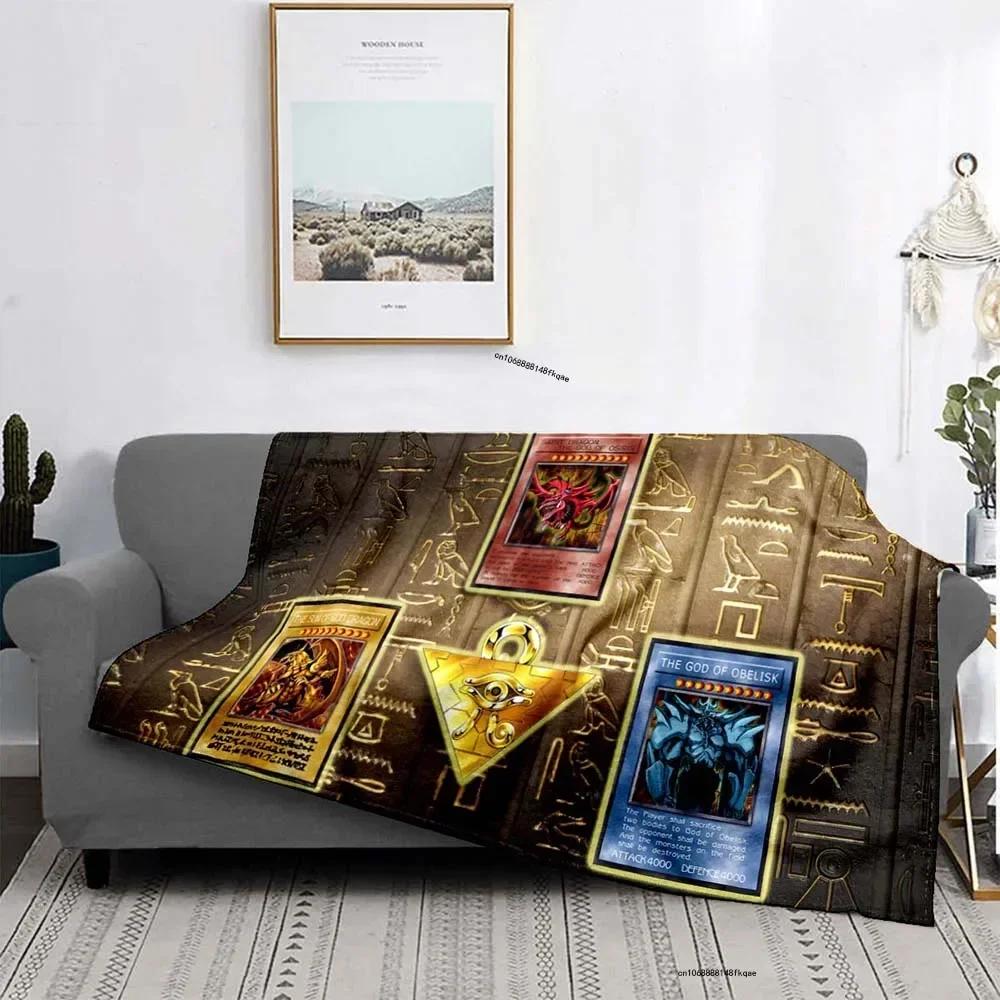 Аниме Yu Gi Oh Card Yugioh пледы одеяло голубые глаза белый дракон аниме мультфильм мягкое плюшевое одеяло спальня покрывало домашний декор