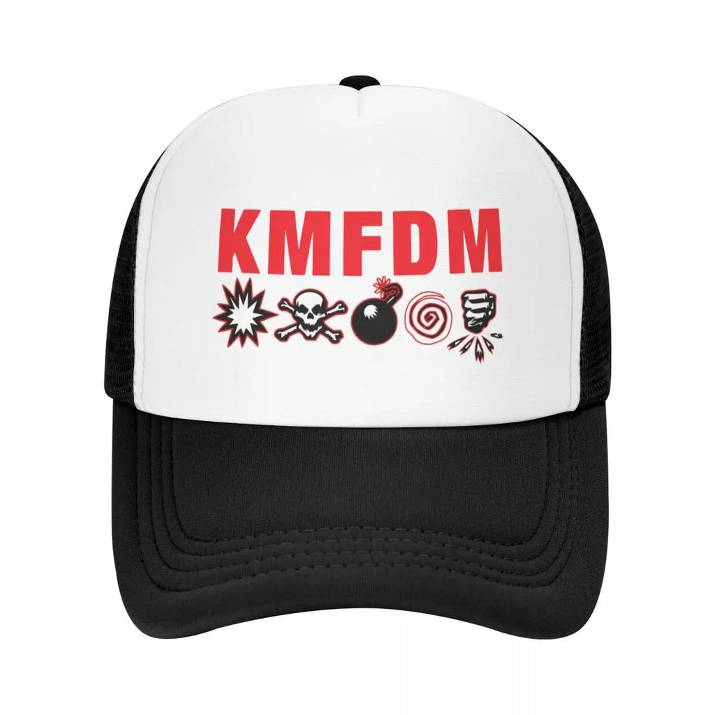 KMFDM SYMBOLS Baseball Cap hats on offer Trucker Hat New Girl Mens