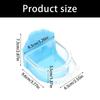 Semicircular Cage Mount Bird Feeder Transparent with Non-slip Stand Bird Feeding Water Box Multifunctional Detachable