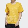 Adidas Favorite Casual Sport Short Sleeve T-Shirt Women Tops Yellow GL7164