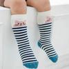 1 Pair Baby Socks Fashion Cotton Cute Animal Printed Knee High Socks Kids Boy Girl Cute Socks Anti Slip Cartoon Warmers 0-4Y