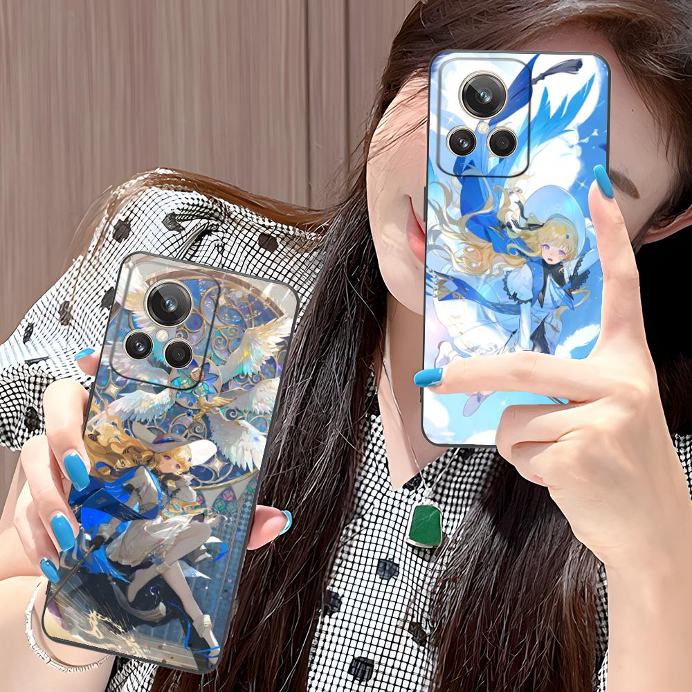 Wuthering Waves Phoebe Phone Case for Realme 15 14 13 12 11 10 9 Pro Plus T i Lite 5G Colorful Printing Cover Smartphone Luxury