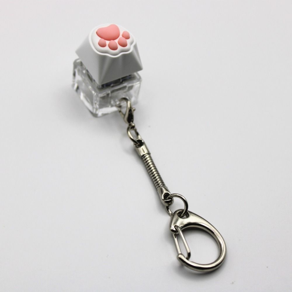 Кошачьи лапы корги ягодицы розовый кошачий коготь брелок для ключей механическая клавиатура