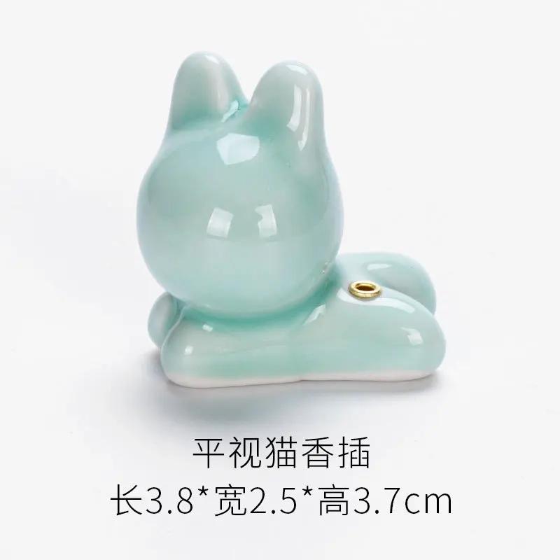 Японский стиль Подставка для благовоний Бытовая Милая Подставка для благовоний в виде животного Аромапалочка Домашнее украшение Орнаменты Благовонная горелка