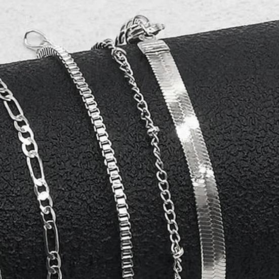 6 шт./компл., модные браслеты в стиле ретро в богемном стиле, простые многослойные женские браслеты разной формы, набор подарков