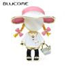 New Arrival Cute Girl Eating Melon Brooch Little Girl with Pink Hat Brooch Pin for Girls Women