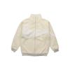 Womens Big Swoosh Reversible Boa Jacket (Asia Sizing) Light Bone Men Outerwear White BQ6546-070