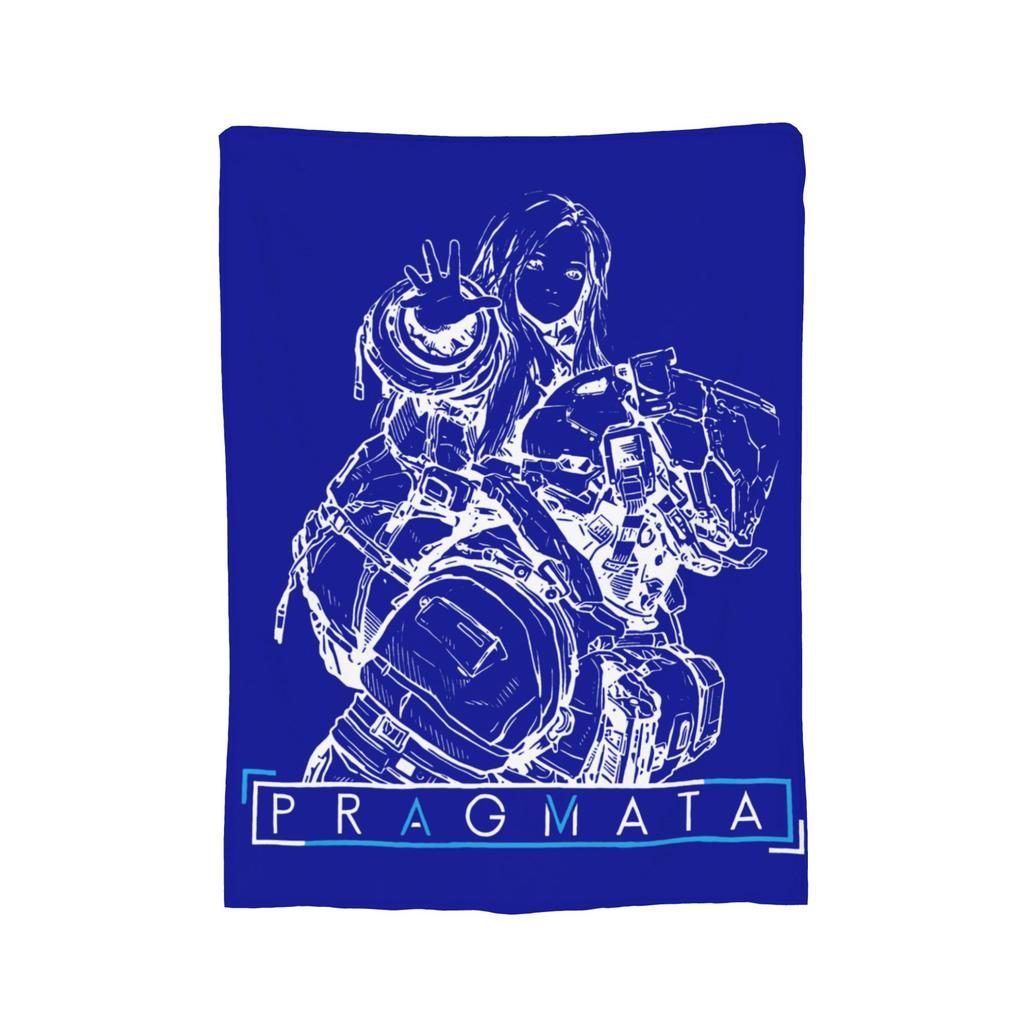 Pragmata Diana  Hugh  Knitted Blanket Flannel  Lightweight Throw Blankets for Outdoor Travel Bedspread