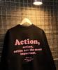 REIKU Rk Action Mtm Black Sweatshirt