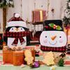 With Lid Christmas Iron Box Santa Claus Xmas Gifts Box Cute Christmas Candy Box Chocolate