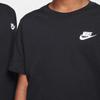 Nike Sportswear Soft Breathable Casual Short Sleeve T-Shirt Kids Tops Black FZ5177-010