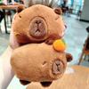 Мультяшная капибара, плюшевый брелок, плюшевая набивная морская свинка, подвеска, дети, пара