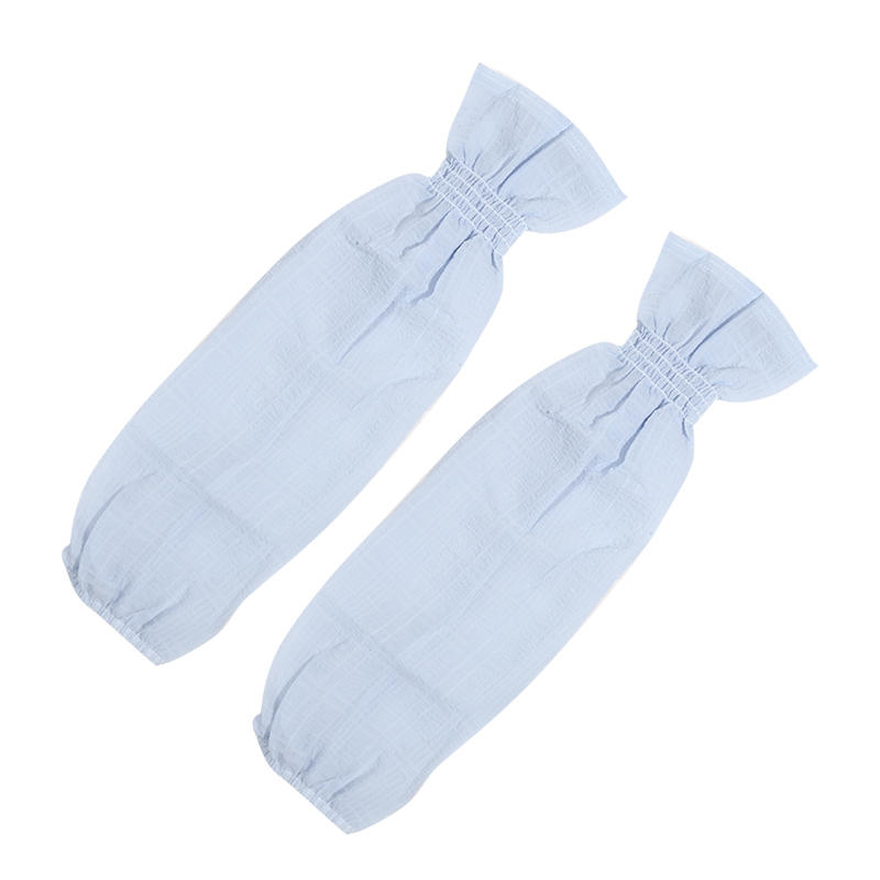 Summer Women's Ice Silk Sun Protection Arm Sleeves Elegant Pleated Bubble  Anti-UV Gloves Cooling Sleeves for Outdoor Driving Cycling