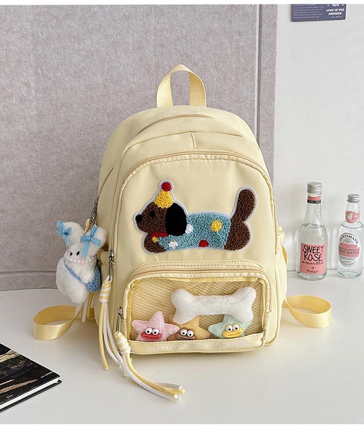 Школьный рюкзак Количество еды Японский Легкий рюкзак Повседневный Универсальный рюкзак Прозрачный Comic-Con Болевой рюкзак Студенческий рюкзак Millet