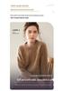 2024 Women's Three-Ply Cashmere Raglan Sweater: Warm Winter Round Neck Loose Knit Top