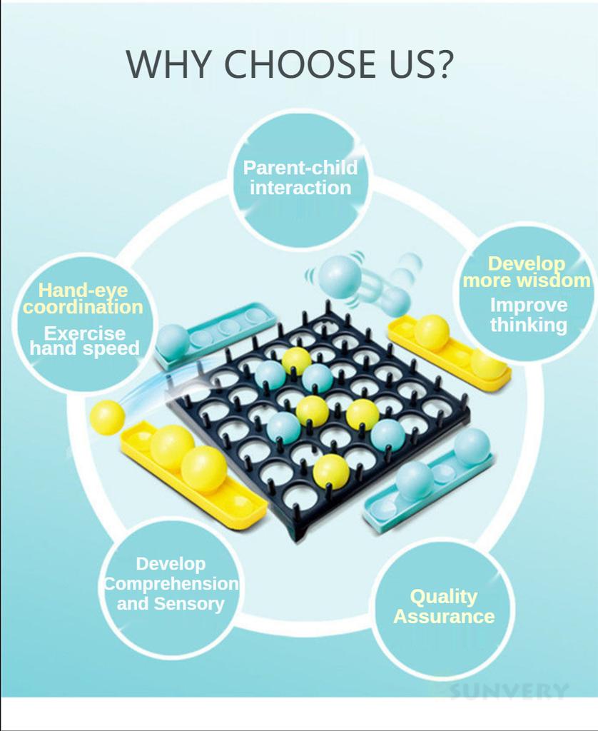 NEW Bounce Off Game Jumping Ball Board Games for Kids Table Game Family and Party Desktop Bouncing Toy Bounce Gift