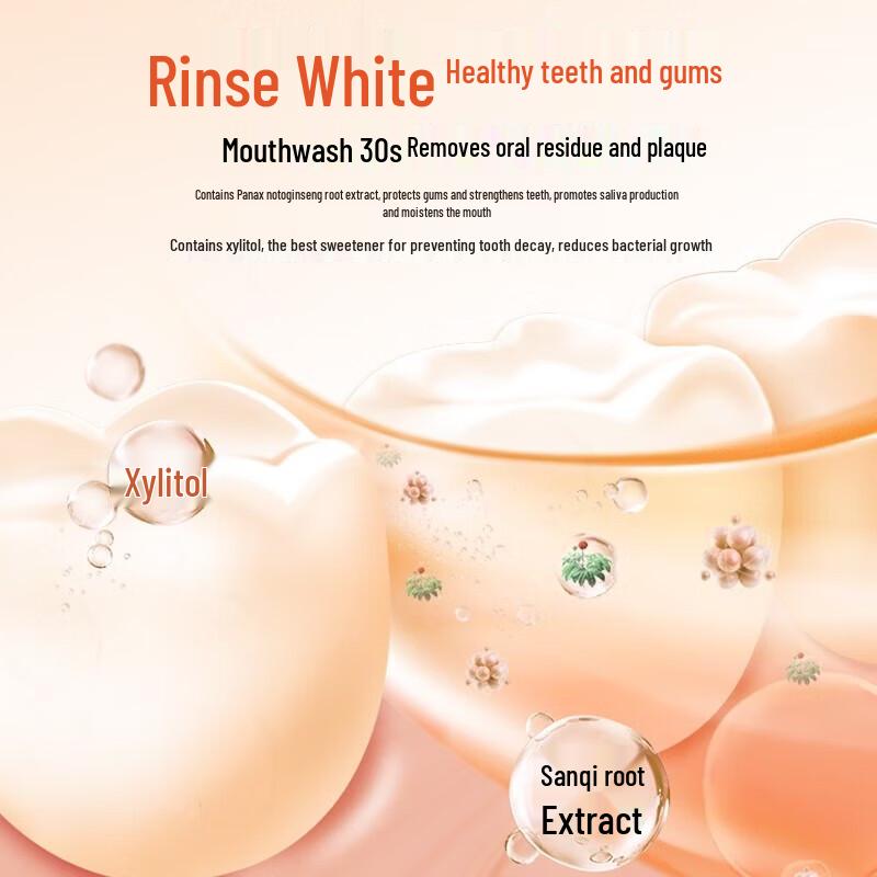 Dr. Ya Xylitol Fresh Breath Mouthwash, 5-Pack (Fruity)