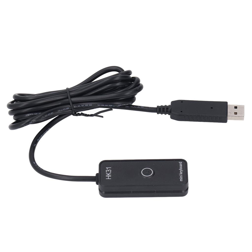 Пользовательская USB Мини-клавиатура Программируемая Макро-клавиатура Рельефный дизайн Брайля Магнитное крепление HK31 1 Позиция клавиши