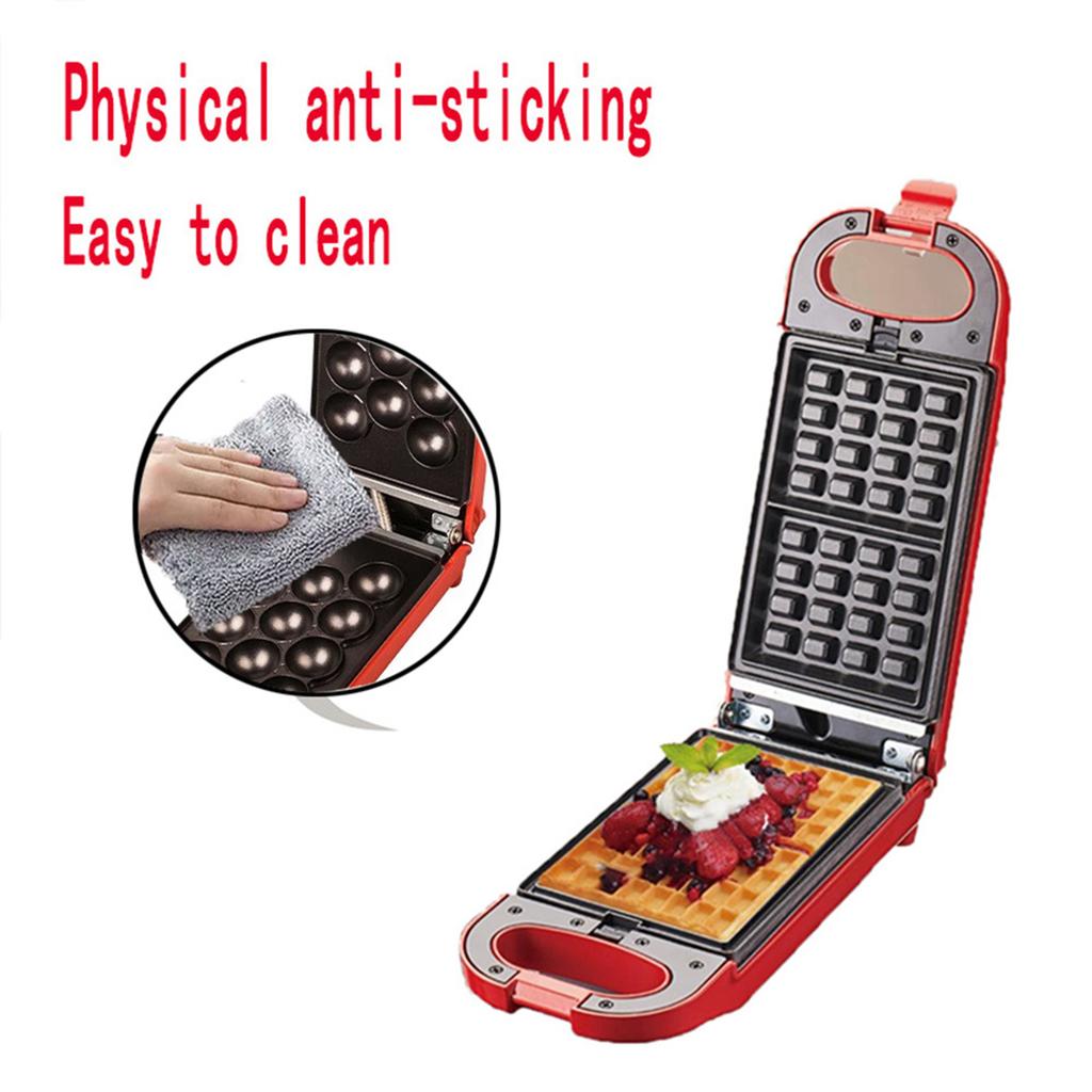 6 In 1 Donut Machine Waffle Machine Sandwich Machine Fried Dough Stick Machine Home Egg Tart Cake Breakfast Machine