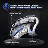 LOCKINK Electric Shock Chastity Cage Remote Control Chastity Device with 3 Rins Urethral Plug Key Box Male Penis Cage Sex Toys