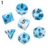 Game Accessory Two-color Dice Set Game Accessory Leisure Entertainment Toys Party Supplies