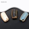 TPU Чехол-книжка для автомобильного ключа-брелока для Ford Fiesta Focus 2 Ecosport Kugua Falcon Escape C-Max Защитный аксессуар