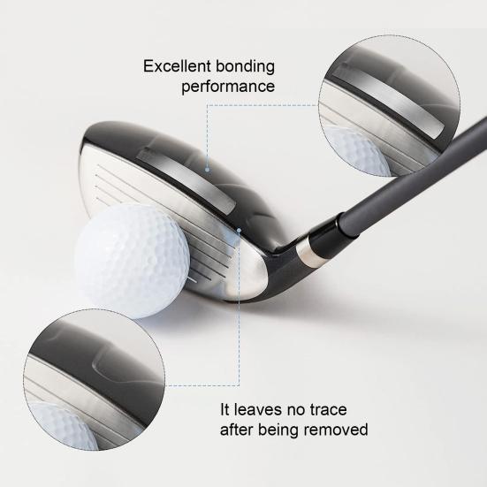 Гольф Свинцовая лента с утяжелением 1/4''x 197'' / 3/8''x 197'' Клейкая свинцовая лента Добавьте вес для свинга Гольф для клюшек для гольфа Паддл для пиклбола Теннисная ракетка Рыбалка