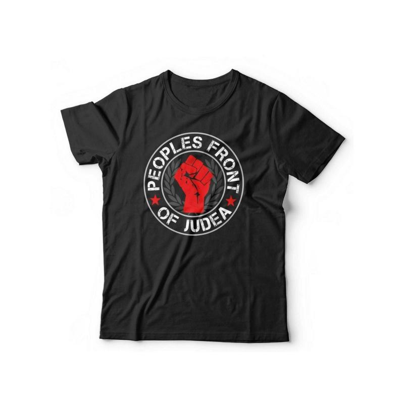 Men'S Monty Python And The Holy Grail T-Shirt - People'S Front of Judea Graphic Tee with Brian - with Red & Print - Official Movie Quote Design -