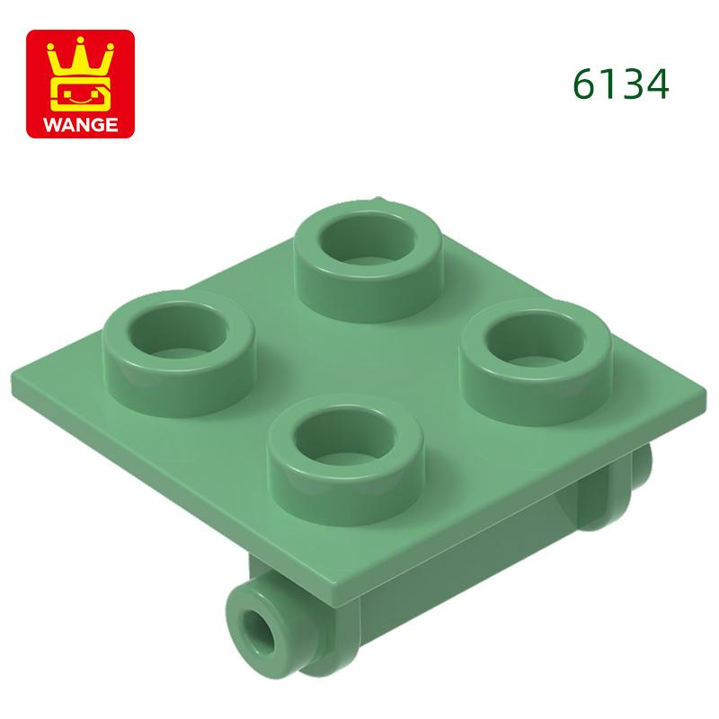 Нетоксичный 210 шт./лот 6134 Петля 2x2 Верхний блок Moc Цветные Аксессуары Совместимые с Кирпичами DIY Детская Игрушка Детали Сборки