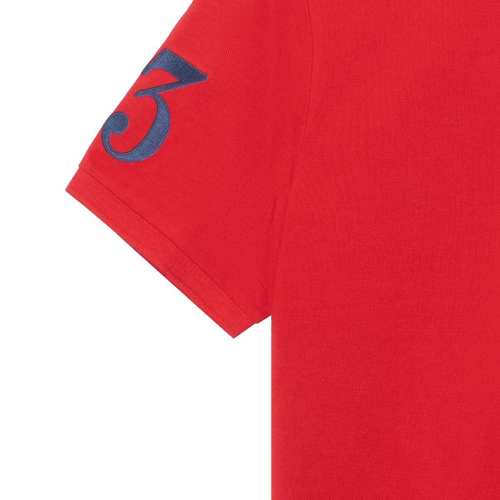 Повседневная рубашка поло с коротким рукавом и вышитым логотипом Polo Ralph Lauren, мужские топы 710697457-038