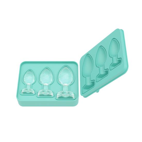 2 шт. шутка забавный лоток для льда многоразовый DIY форма для шоколадного мыла стопор