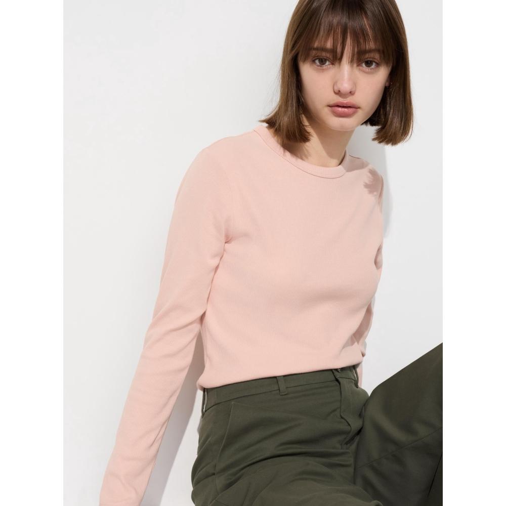 Uniqlo Футболка с круглым вырезом Japan SofT Rib