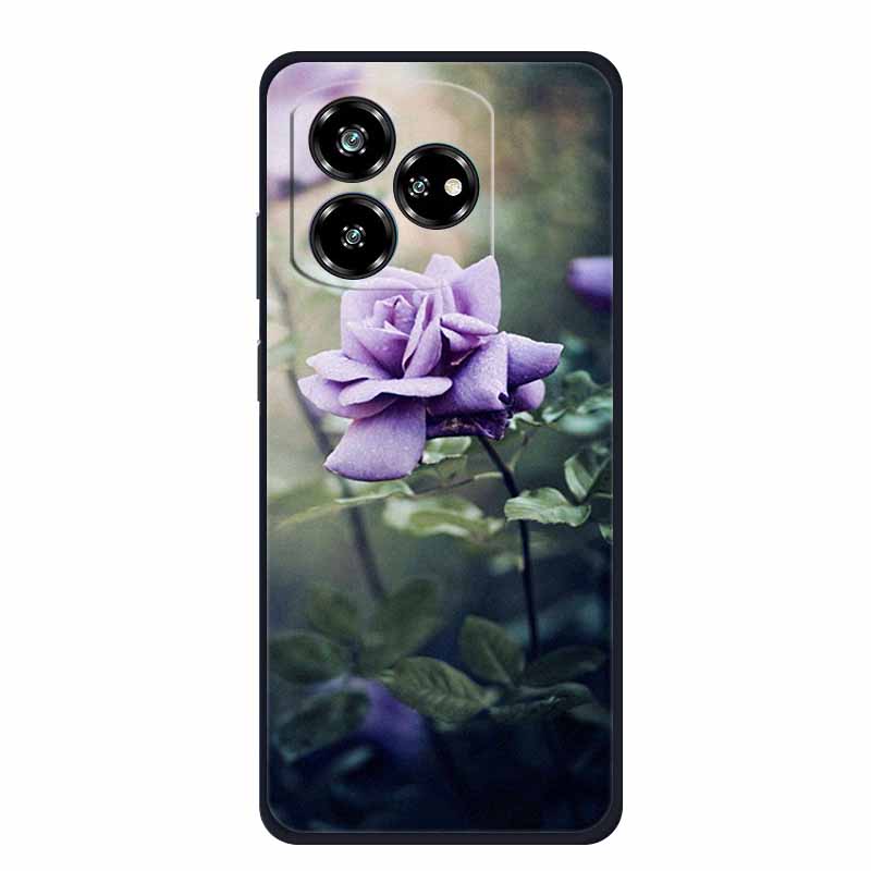 Чехол для телефона ZTE Axon 60 Lite Задняя крышка Ударопрочный Черный Силиконовый Мягкий Funda Для ZTE Axon 60 Lite Blade V60 Чехол Coque