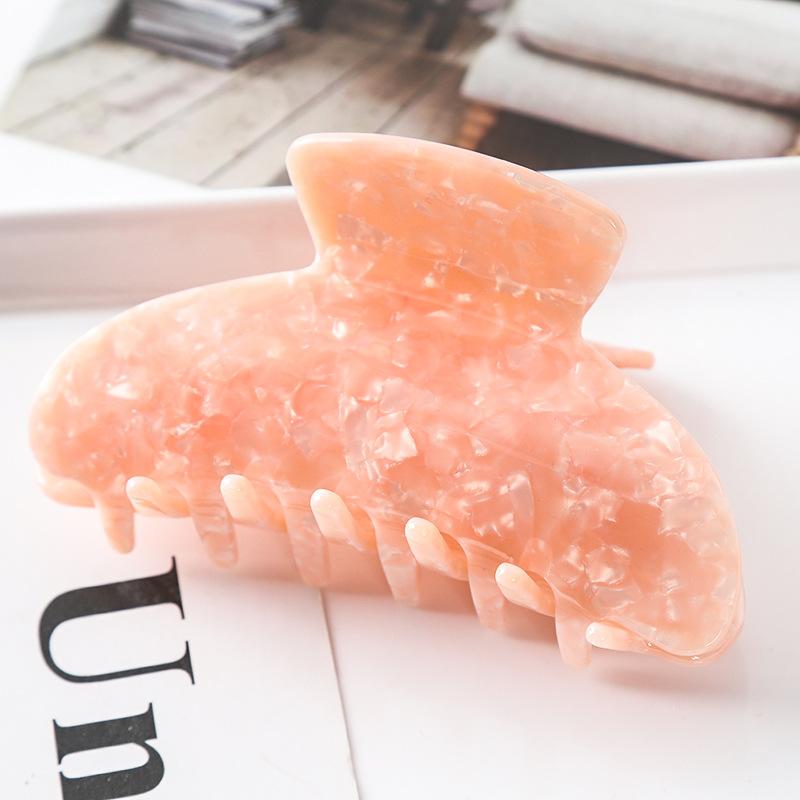 Large Acetate Acrylic Hair Claws Leopard Print Hairpins Hair Clip Women Geometric Hair Clamp Crab for Girl Hair Accessories Headdress