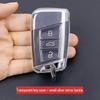 Прозрачный чехол для ключа для Volkswagen Passat и Magotan CC, Совместим с новыми моделями, Унисекс, Полностью закрытый
