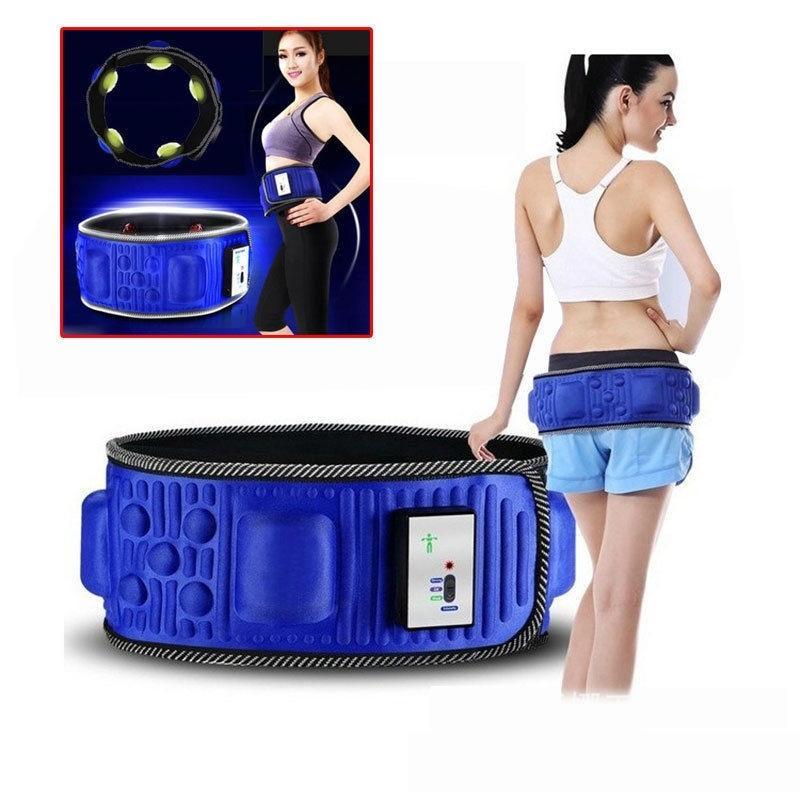 Weight Loss Device Electric Vibrating Massager Belt for Lose Weight Heat Function Slimming Belt