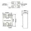 Твердотельное реле переменного тока, 40 А, 3–32 В постоянного тока, 24–480 В переменного тока, твердотельное реле + прозрачная крышка