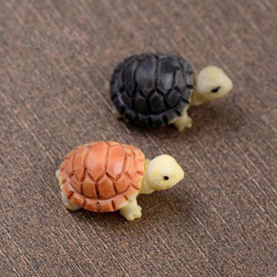 2/4Pcs Resin Horse Turtle Windmill Miniature Dollhouse Ornament Garden Decor