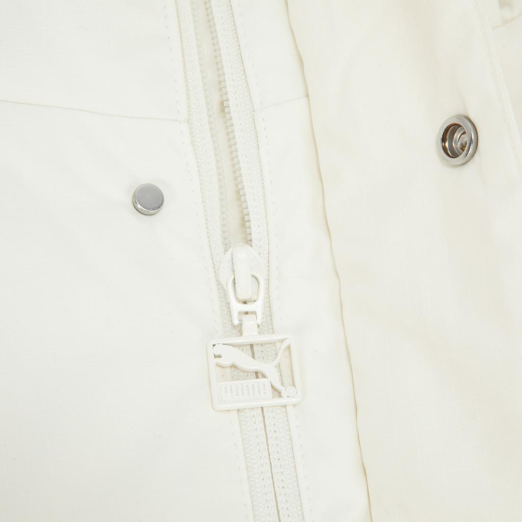 Puma Классическая свободная теплая куртка-пуховик с капюшоном и логотипом, унисекс, белая 625526-65