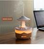 UFO Rotating Raindrop Humidifier Colourful LED Night Light Desktop Mute Spray Aromatherapy Machine Home Air Humidifier Diffuser