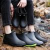 2024 New Summer Rain Boots  Short Men Women Fashion Outdoor Car Wash Lightweight Waterproof Shoes Anti Slip Casual Shoes