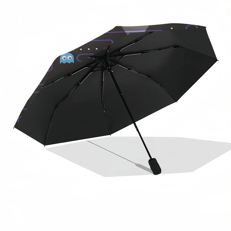 , Maze Themed Automatic Opening and Closing Umbrella, Compact Travel Umbrella, Lightweight and Portable, Suitable for Beach Commuting Busine