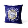 Aertemisi 18'' X 18'' Hartford Connecticut Square Throw Pillow Cushion Covers Cases Pillowcases For Sofa 45Cm X 45Cm