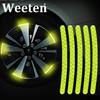 20 шт., светоотражающая наклейка на автомобильное колесо, украшение для шин, наклейка на ступицу колеса, светоотражающая наклейка, персонализированные светящиеся наклейки для тела