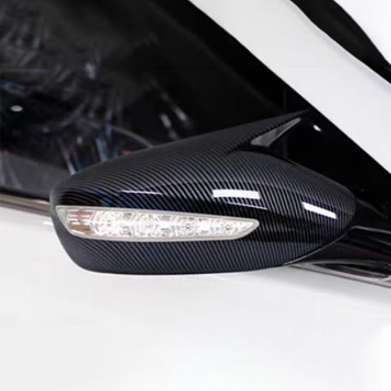 Накладка на зеркало заднего вида с рисунком из углеродного волокна для Hyundai Sonata 9