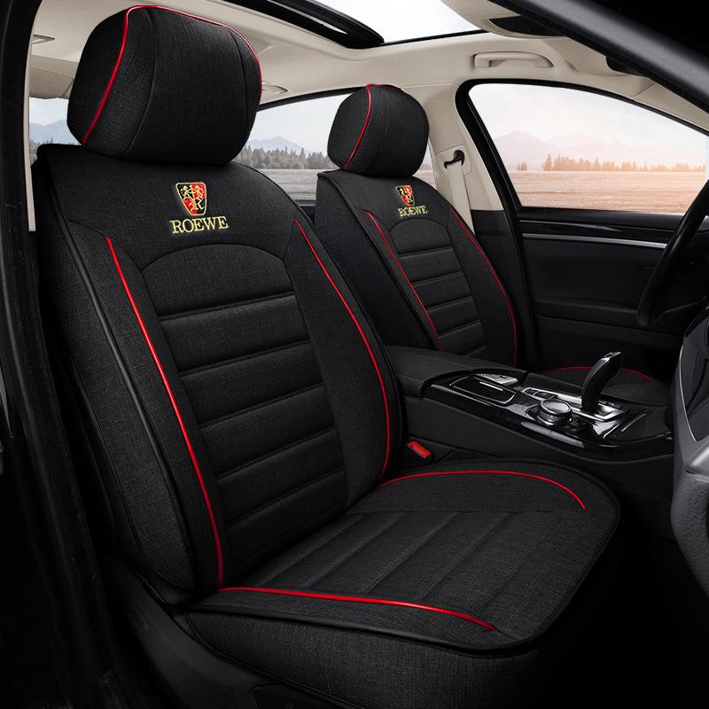 Подушка на сиденье автомобиля Roewe: Полный охват, Дышащий лен, Универсальная посадка для всех сезонов