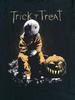 Sam Сидит Черная Футболка Trick r Treat OOP Лицензированная Унисекс Футболка